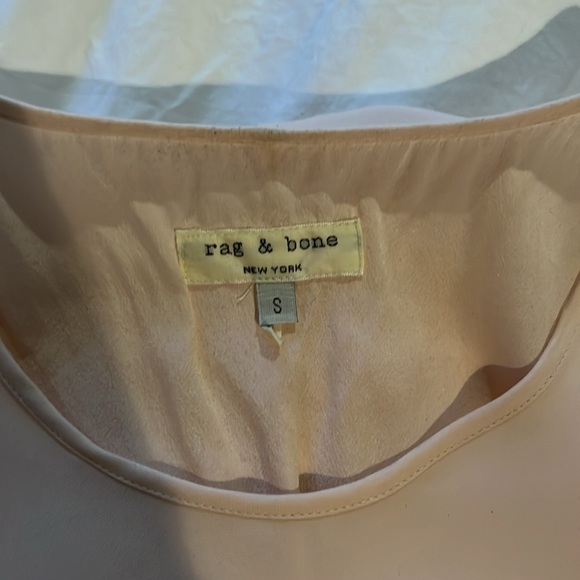 Rag & Bone pink sleeveless silk blouse - Picture 2 of 5